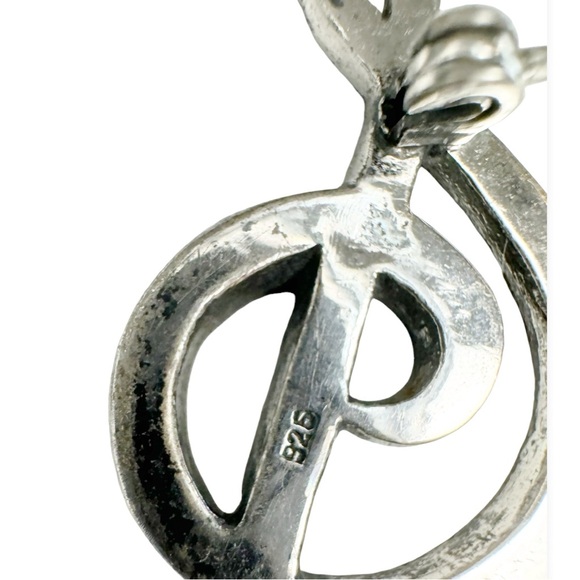 Silver & Marcasite Treble Clef Pin Brooch - Picture 10 of 12
